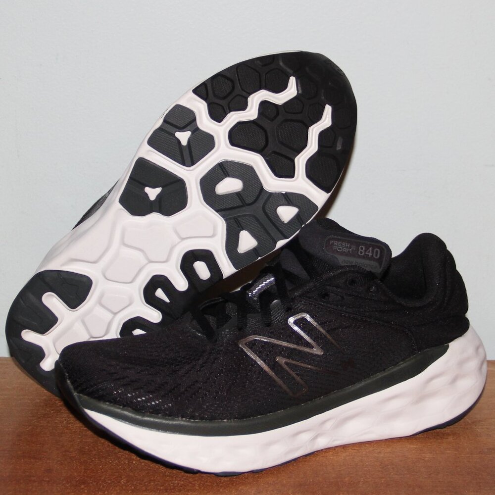 New Balance Fresh Foam X 840 v1 Running Shoes Mens 7.5 D Black White